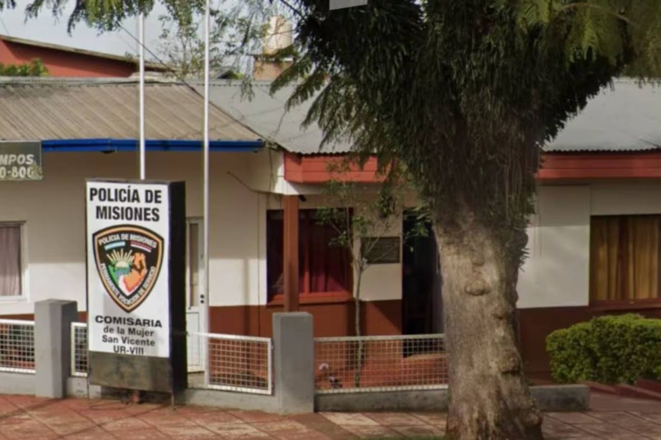 La denuncia fue presentada en la Comisaría de la Mujer de San Vicente, en Misiones.