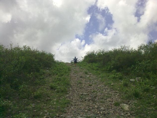 Circuito de la Laguna azul en La Calera