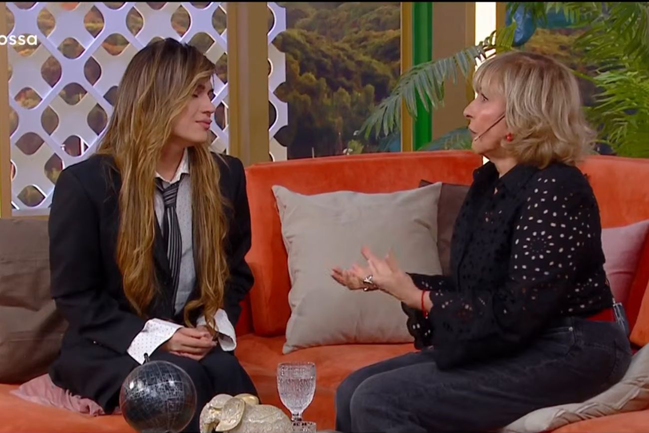 Luciana Martínez visitó a Georgina Barbarossa para hablar de su causa penal. 