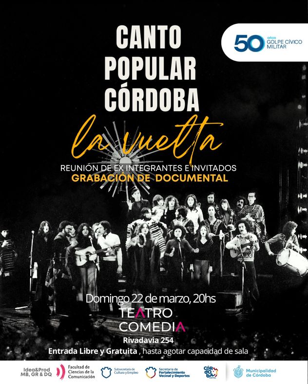 La vuelta de Canto Popular Córdoba. 