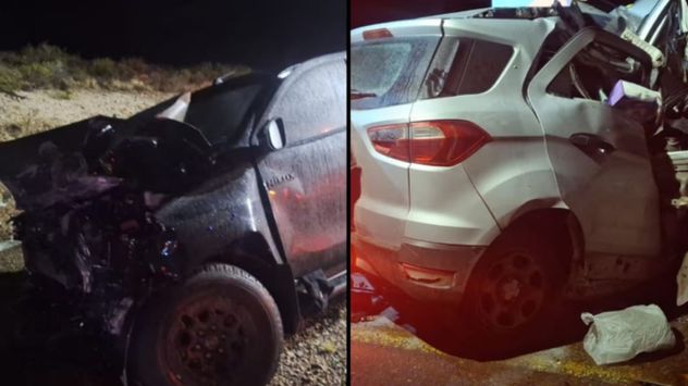 Tragedia en la Ruta 3: un choque frontal cerca de Garayalde dejó tres muertos y varios heridos graves. (Policía del Chubut)