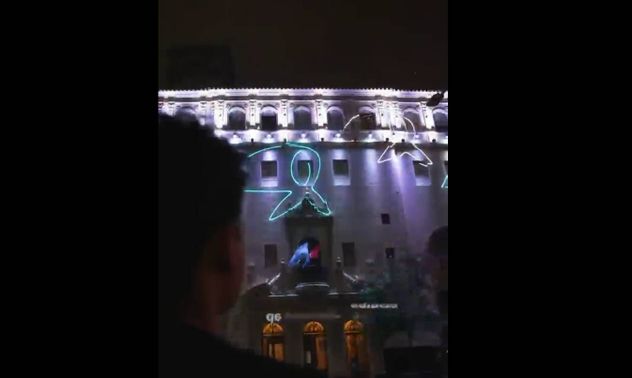 Día de la Memoria en el edificio de la Lotería.