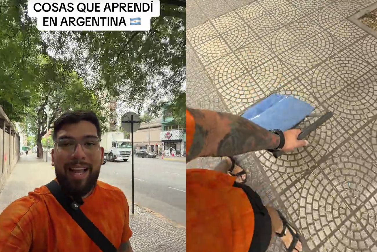 "Es magia pura": un venezolano descubrió el "changuito" en Argentina y su reacción se volvió viral