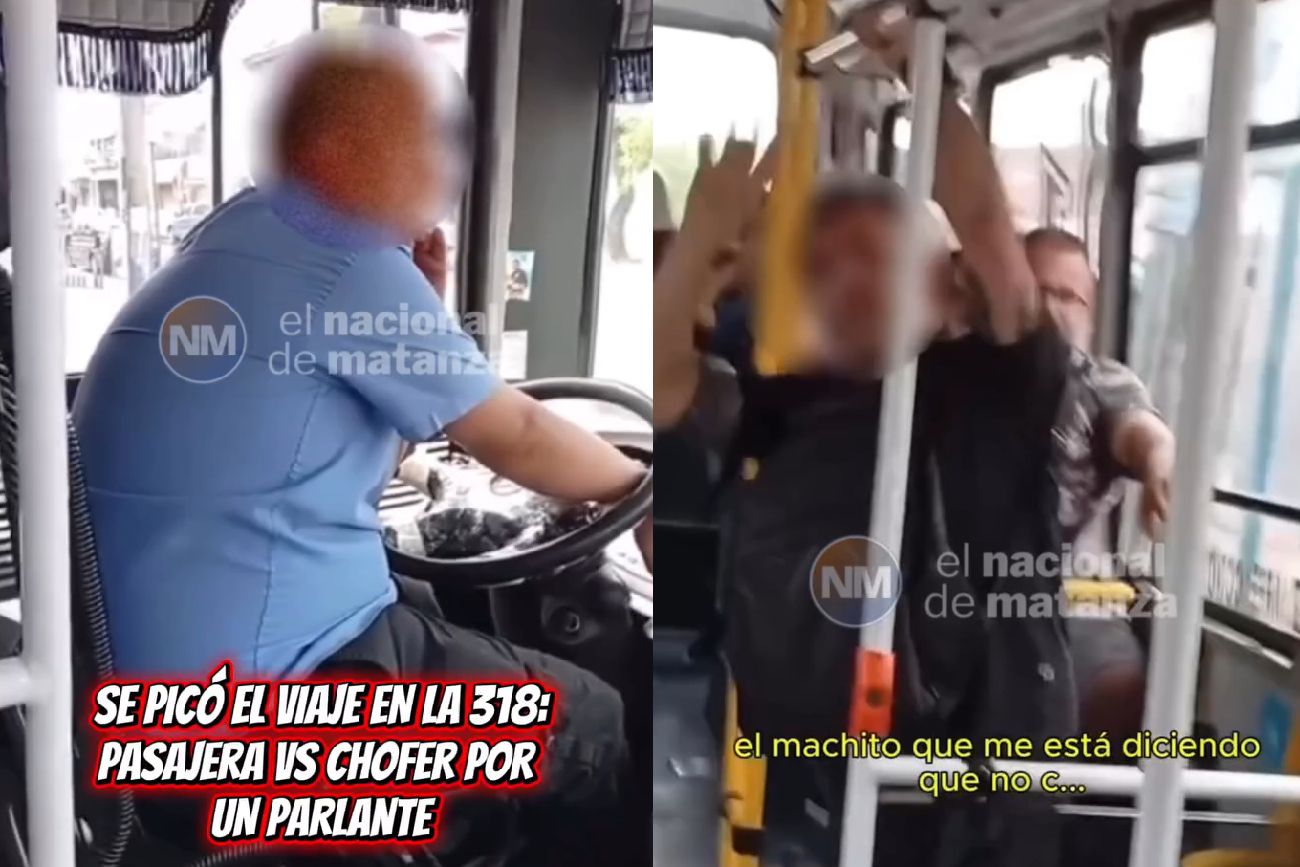 "¡Cortala, está laburando!": increpó a un colectivero por escuchar música y los pasajeros la bajaron de un grito