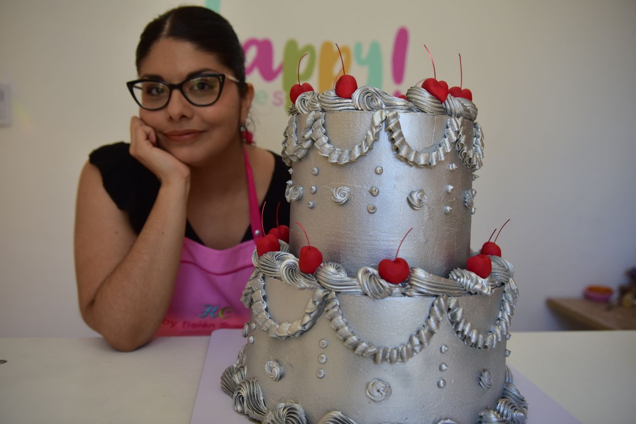 Belén de Happy Cake. Belén le hizo la torta de cumpleaños a Tini Stoesell.
