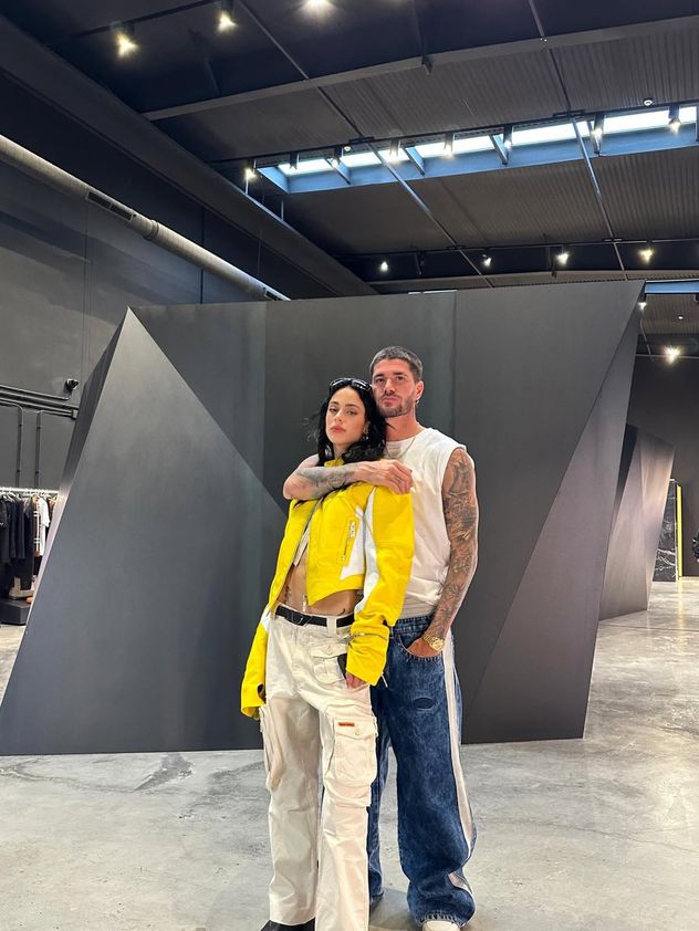Rodrigo de Paul compartió tiernas fotos para festejar el cumpleaños de su novia Tini (Instagram)