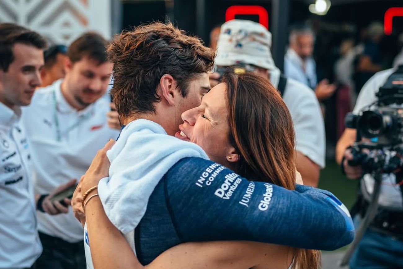 Andrea, la mamá de Franco Colapinto.