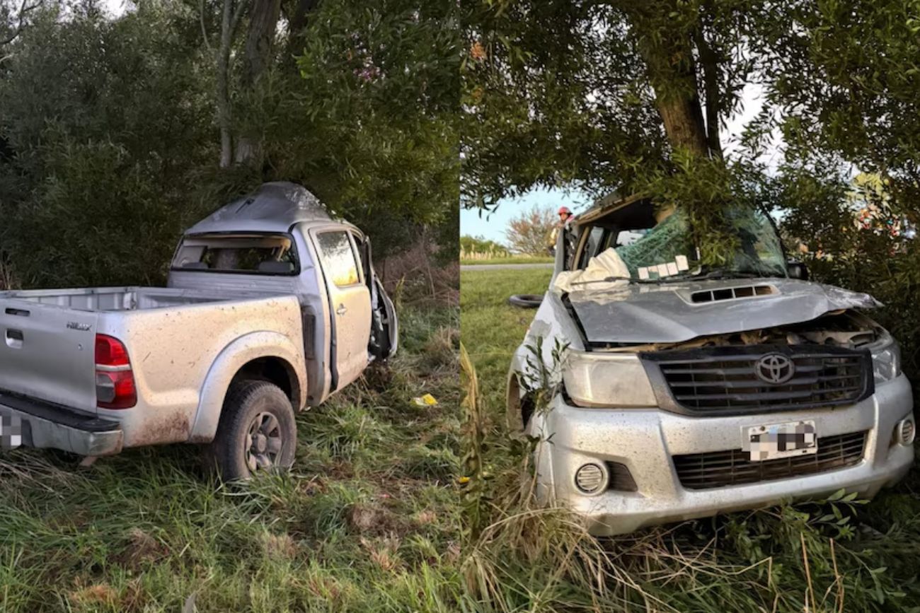 Murieron un joven y su bebé tras chocar contra un árbol: hay una mujer en grave estado