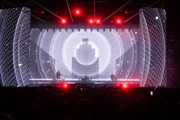 Pasaje de "Ecos", el nuevo show de Soda Stereo. (Gentileza PopArt/ Nacho Arnedo, Germán Sáez/ Agustín Duserre)