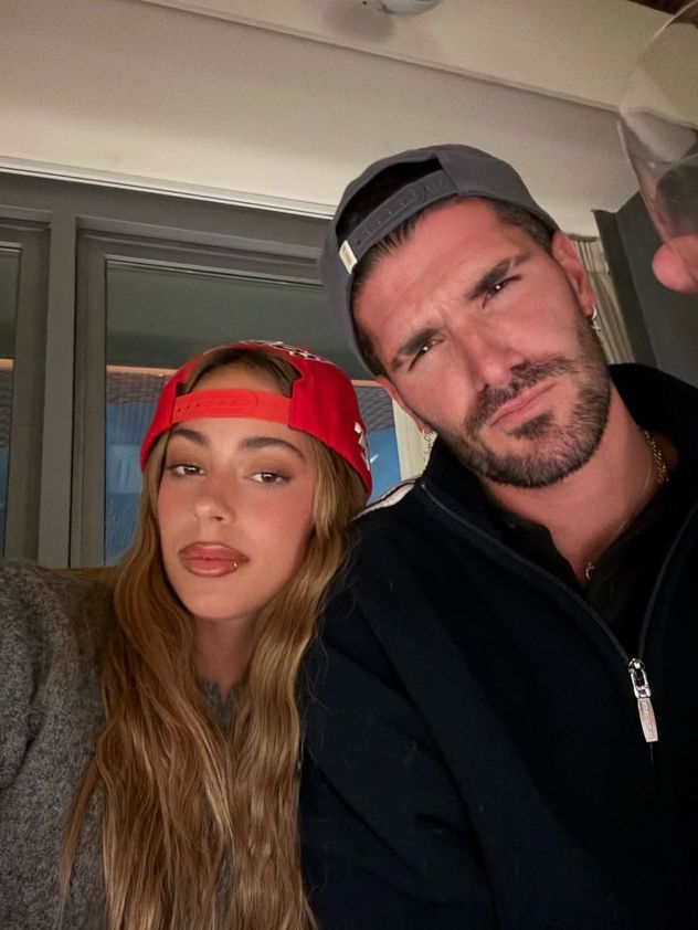 Rodrigo de Paul compartió tiernas fotos para festejar el cumpleaños de su novia Tini (Instagram)
