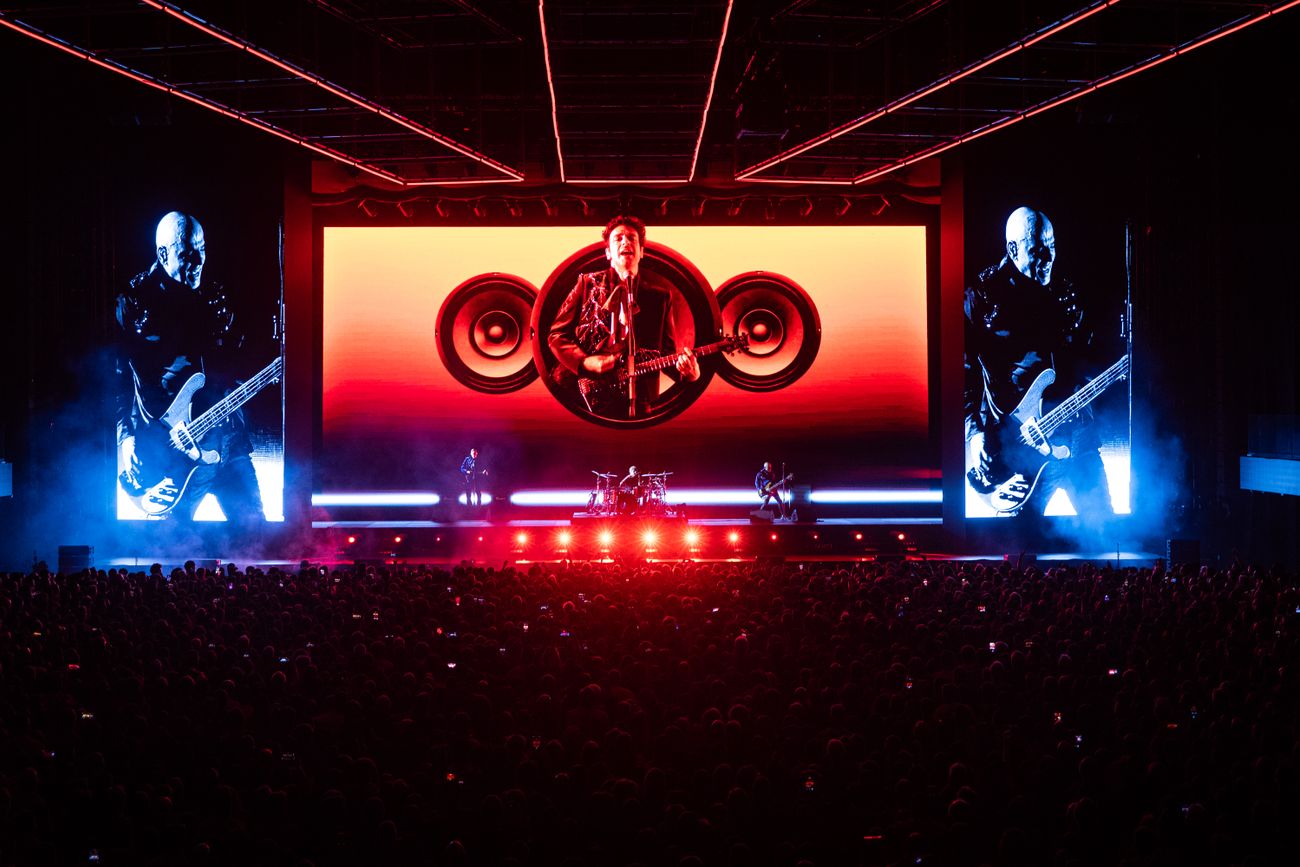 Pasaje de "Ecos", el nuevo show de Soda Stereo. (Gentileza PopArt/ Nacho Arnedo, Germán Sáez/ Agustín Duserre)