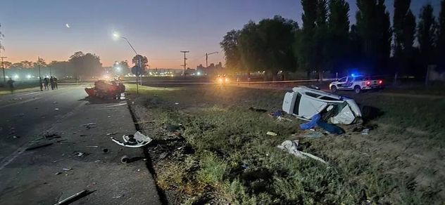 Terrible choque en ruta 20 de San Juan.