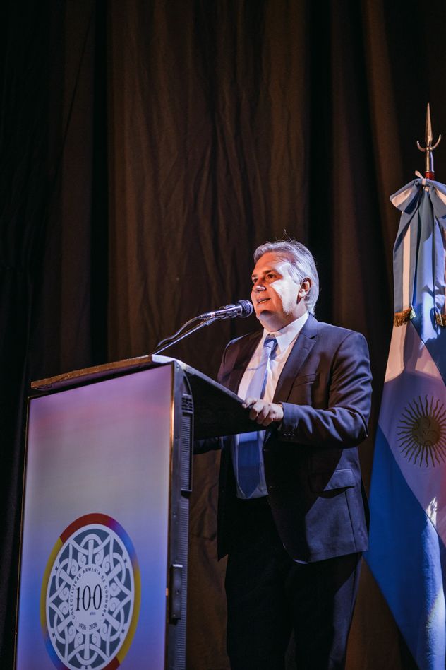 El gobernador Martín Llaryora participó de la celebración.