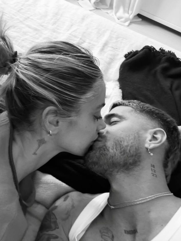 Rodrigo de Paul compartió tiernas fotos para festejar el cumpleaños de su novia Tini (Instagram)
