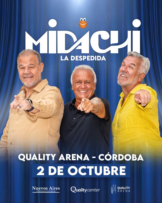 Midachi llega a Córdoba con su gira despedida (Gentileza Quality Producciones)