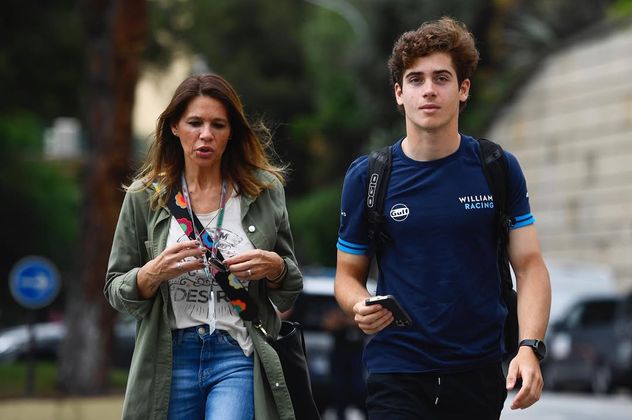 Andrea, la mamá de Franco Colapinto.