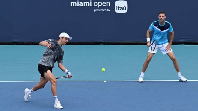 Horacio Zeballos y Marcel Granollers en el Masters 1000 de Miami