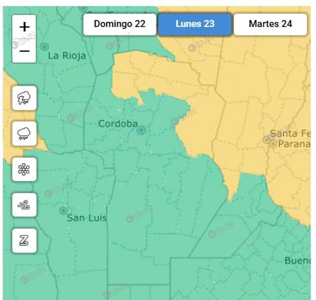 Clima en Córdoba: cómo seguirá el tiempo durante este lunes del "finde" XXL