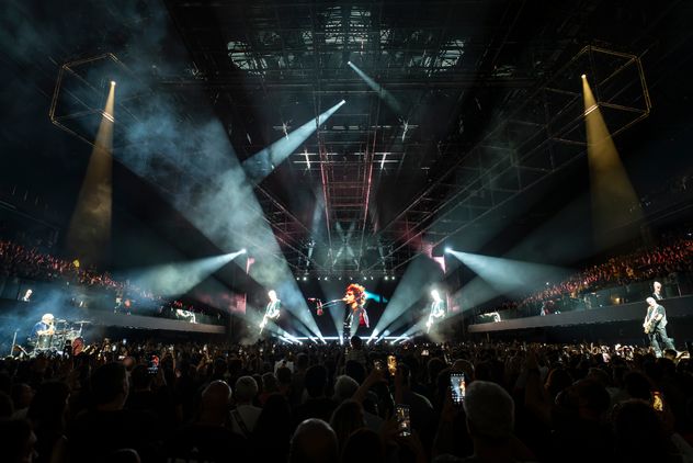 Pasaje de "Ecos", el nuevo show de Soda Stereo. (Gentileza PopArt/ Nacho Arnedo, Germán Sáez/ Agustín Duserre)