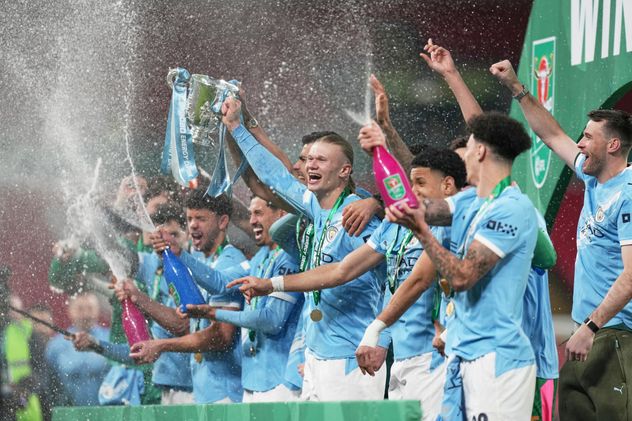 Manchester City se consagró campeón de la Copa Carabao de la Liga inglesa. (AP)