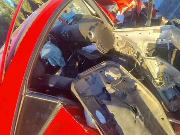 Terrible choque en ruta 20 de San Juan.