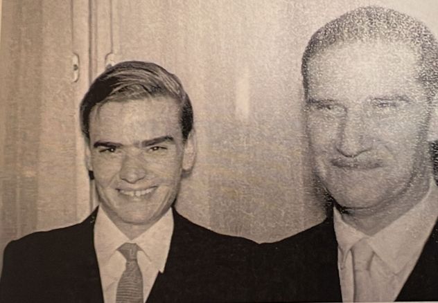 Miguel Hugo Vaca Narvaja (p) junto a su hijo Miguel Hugo (h)