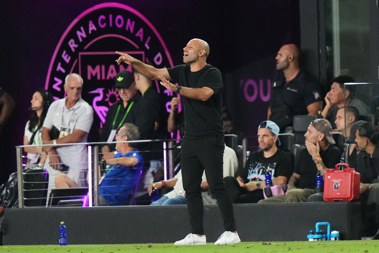 Javier Mascherano, DT de Inter Miami, el equipo de Lionel Messi en la MLS. 