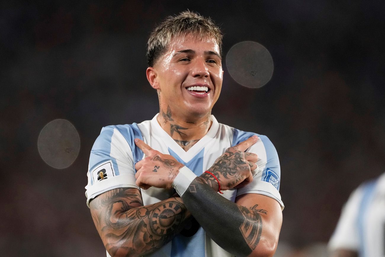 Enzo Fernández le bajó el tono a la discusión por los rivales que tendrá Argentina. 