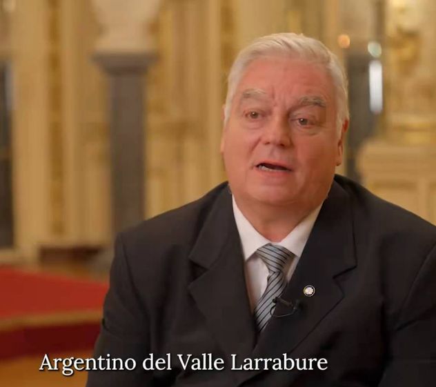 Partes del video que publicó Casa Rosada sobre el 24 de Marzo.