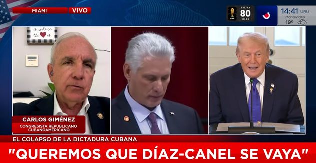 El republicano Carlos Giménez aseguró que la crisis en la isla alcanzó su punto más crítico y descartó una intervención militar estadounidense.
