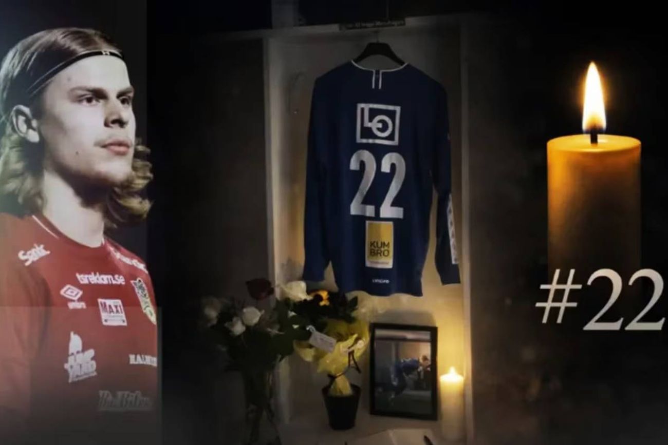 Conmoción total por el crimen de un joven arquero de 20 años del fútbol sueco.