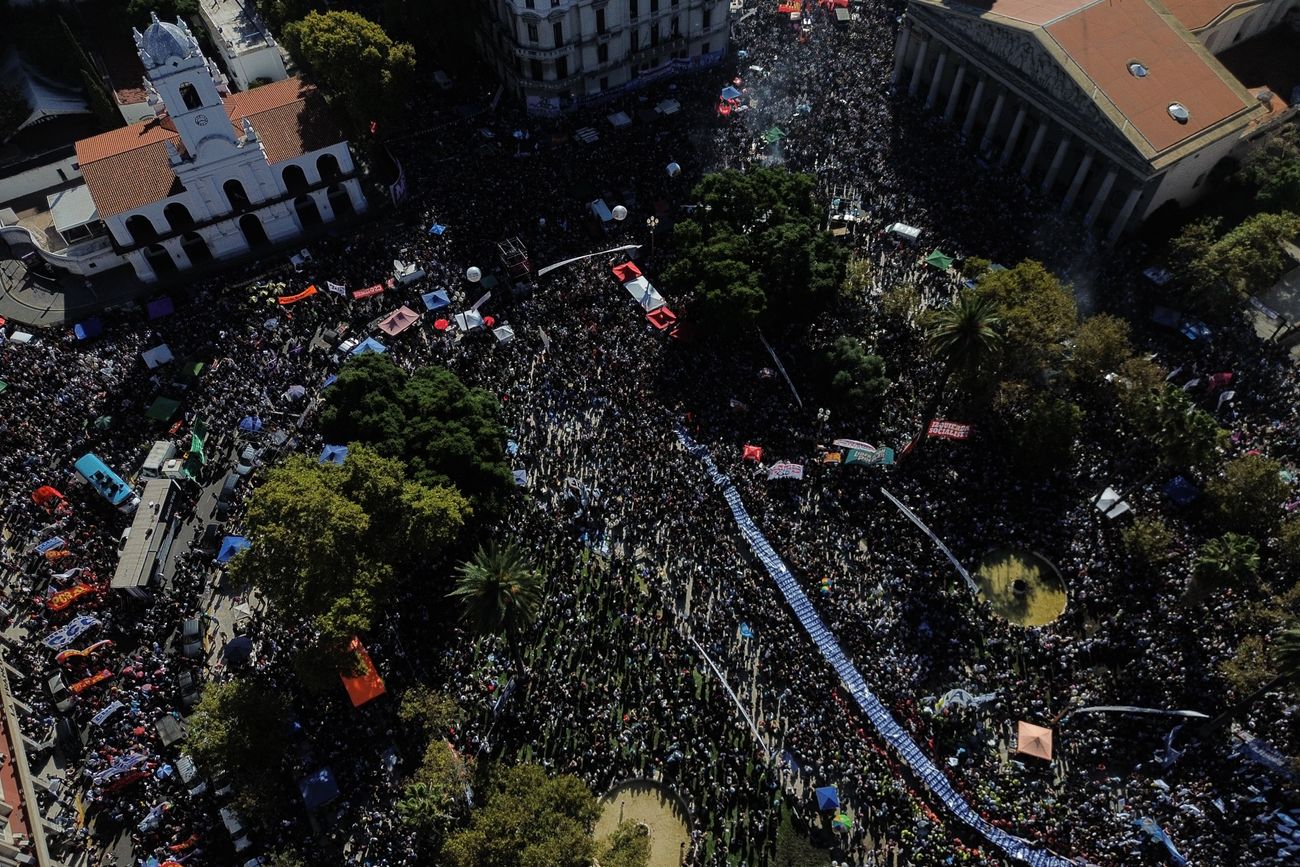 Marcha por los 50 años del Golpe en Buenos Aires.