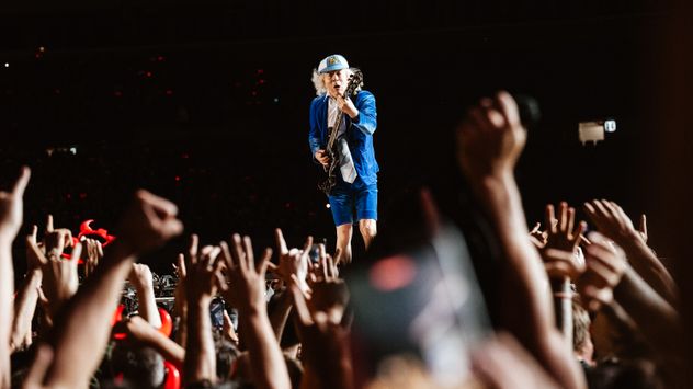 AC/DC, demoledor en River. La banda australiana volvió al país tras 17 años de ausencia. (Gentileza Irish Suárez y Pablo Alonso)