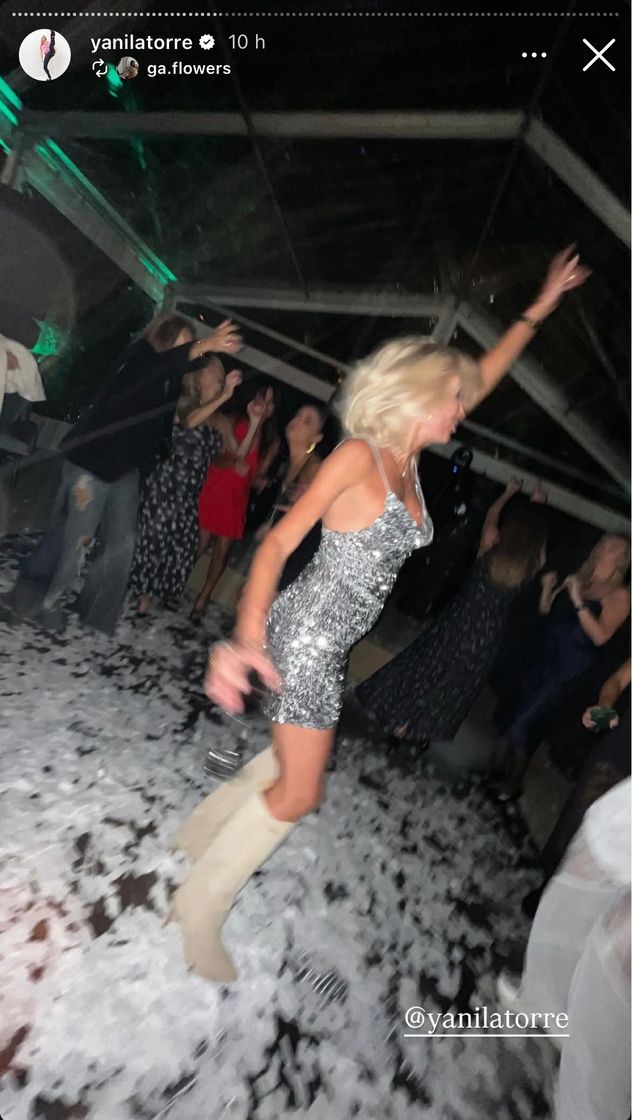 Yanina Latorre celebró sus 57 años con una megafiesta (Captura de pantalla)