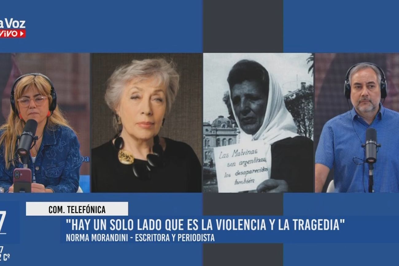 Norma Morandini, el diálogo con La Voz En Vivo, a 50 años del Golpe. 