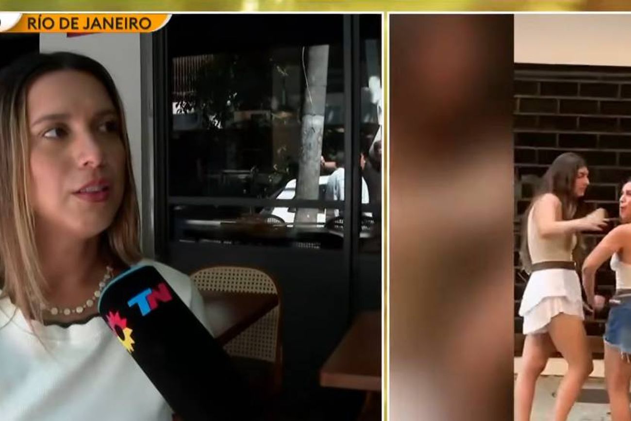 Agostina Páez antes del inicio del juicio.