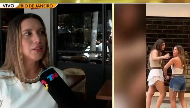 Agostina Páez antes del inicio del juicio.