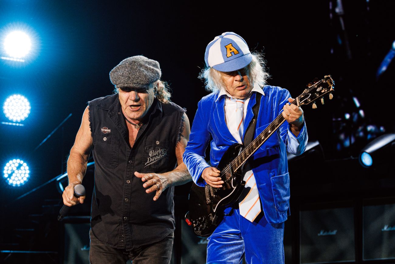 AC/DC, demoledor en River. La banda australiana volvió al país tras 17 años de ausencia. (Gentileza Irish Suárez y Pablo Alonso)