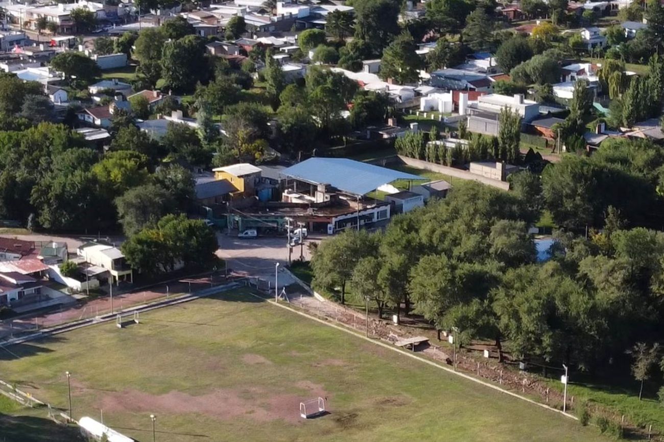 La cancha de Villa del Dioque que pronto será de cespéd sintético. 