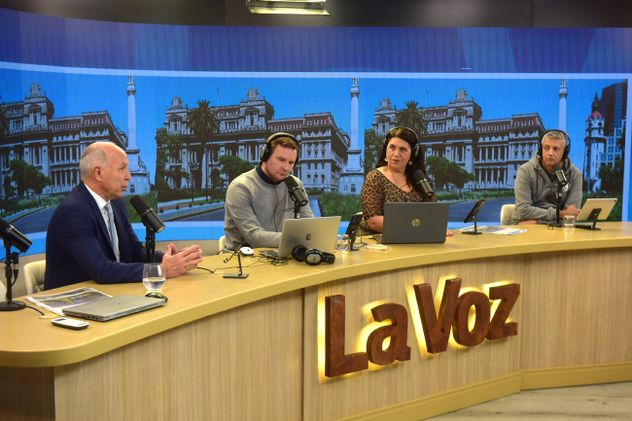Ministro en La Voz. Ricardo Lorenzetti, el pasado miércoles en el streaming de La Voz en Vivo. (Nicolás Bravo / La Voz)