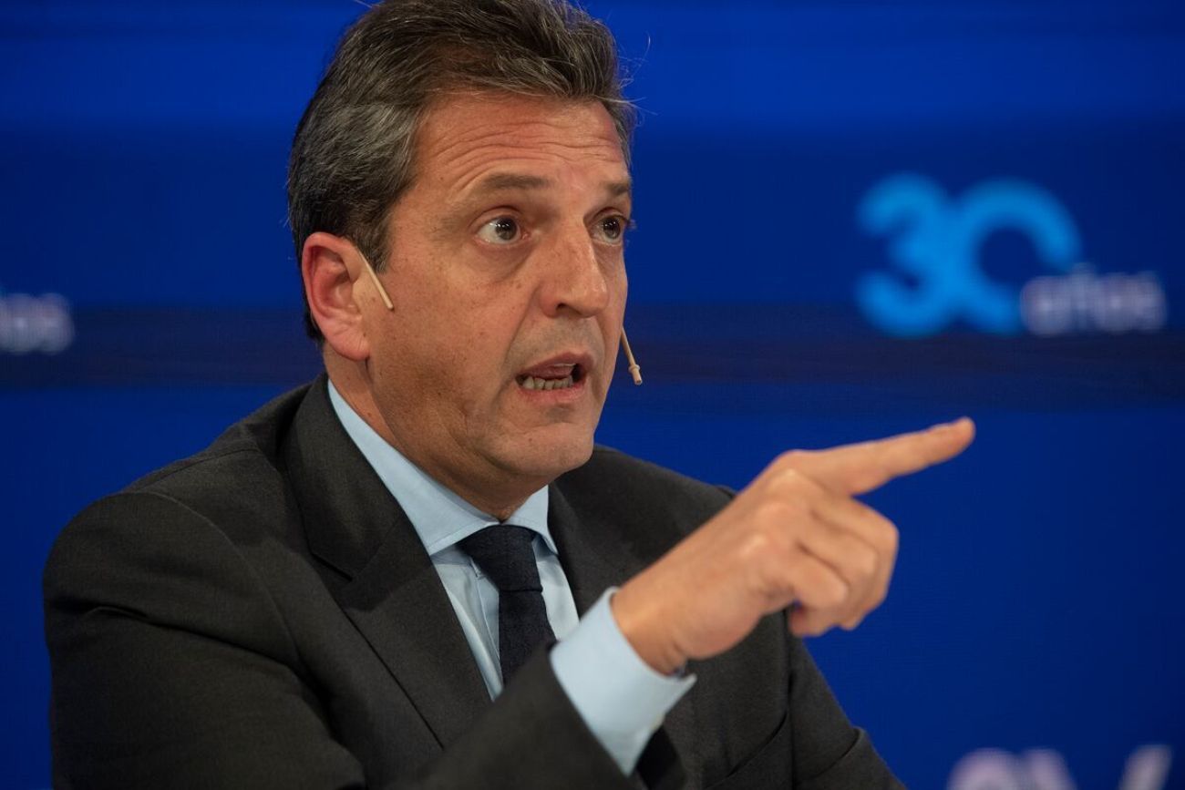 Sergio Massa, ministro de Economía durante la etapa final del Gobierno de Alberto Fernández.