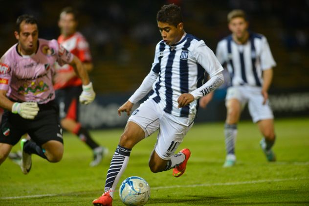 Ortega durante su etapa en Talleres en 2015.
