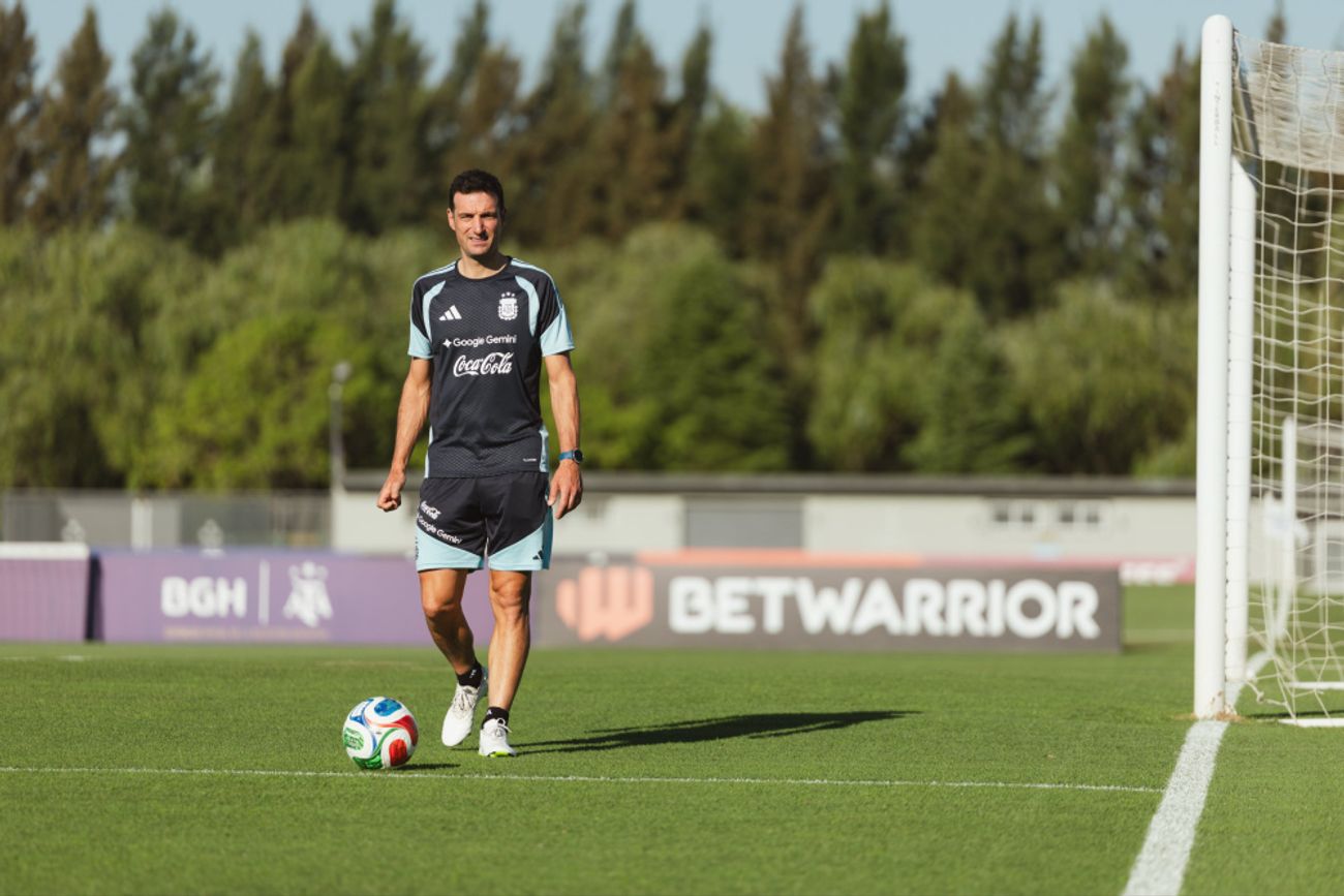 Lionel Scaloni, entrenador de la selección argentina de fútbol. 