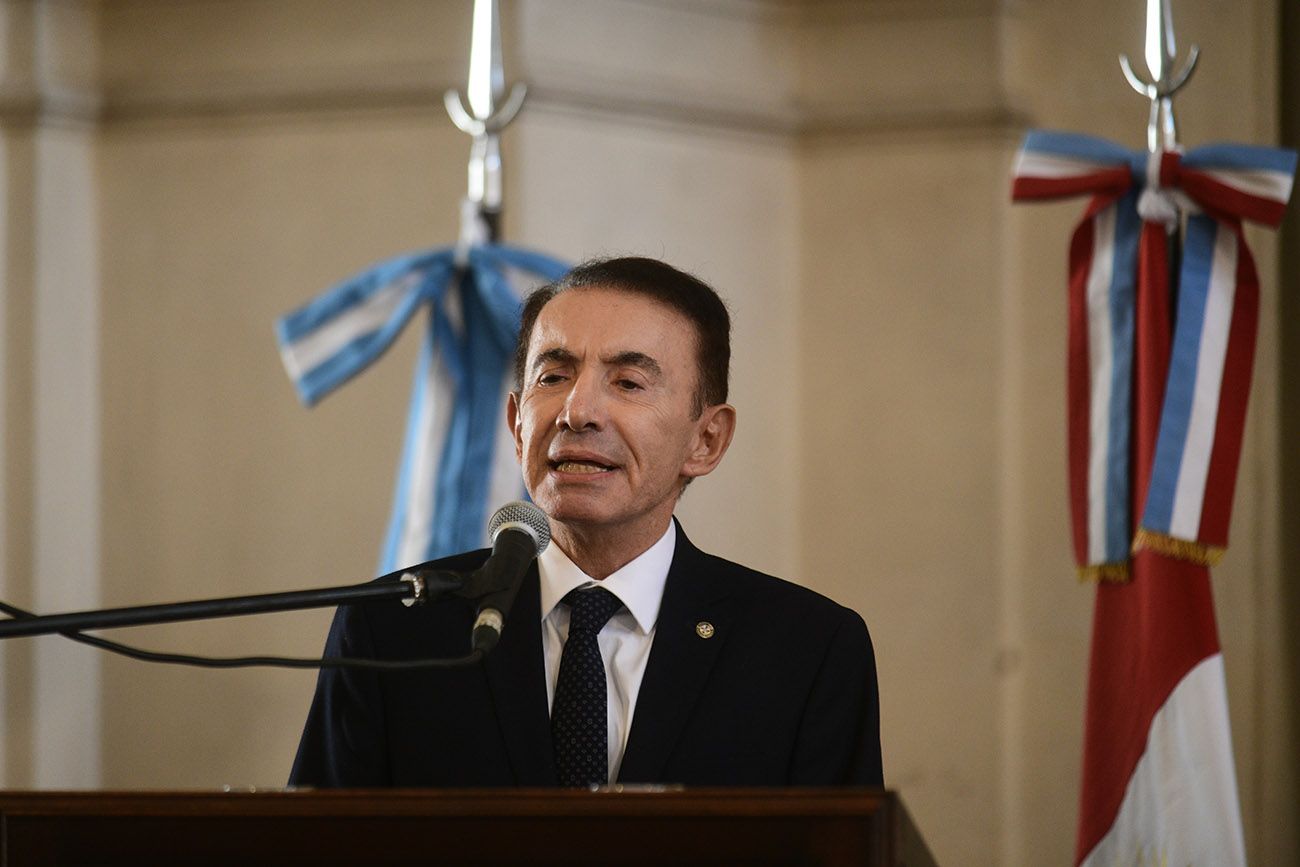 Domingo Sesín, presidente del Tribunal Superior de Justicia. 