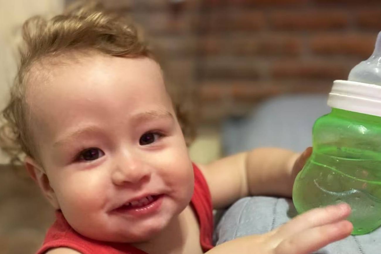 Dante, el bebé de un año que falleció el 21 de marzo en Los Polvorines. (TN / gentileza Aylin Saucedo)