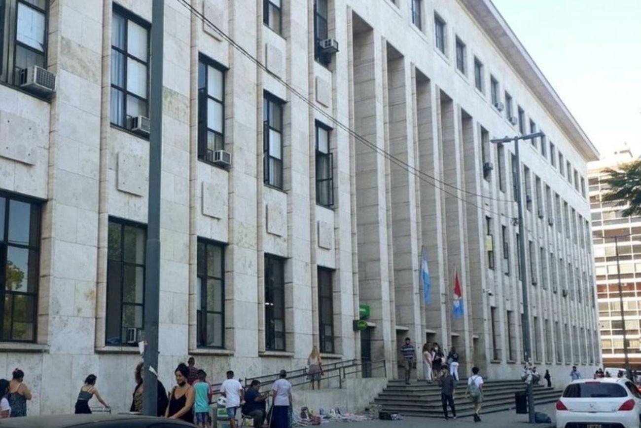 El edificio de Tribunales en Rosario.
