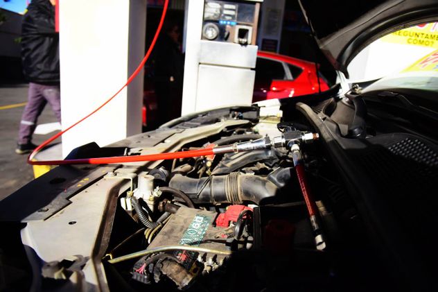 GNC. El parque automotor crece en este segmento pero a un ritmo bajo.