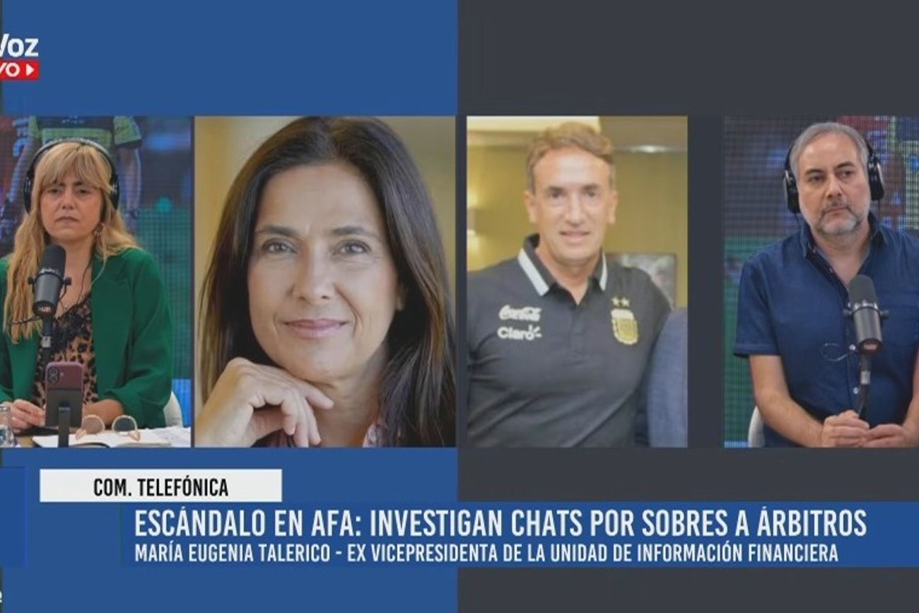 María Eugenia Talerico, en diálogo con La Voz En Vivo. 