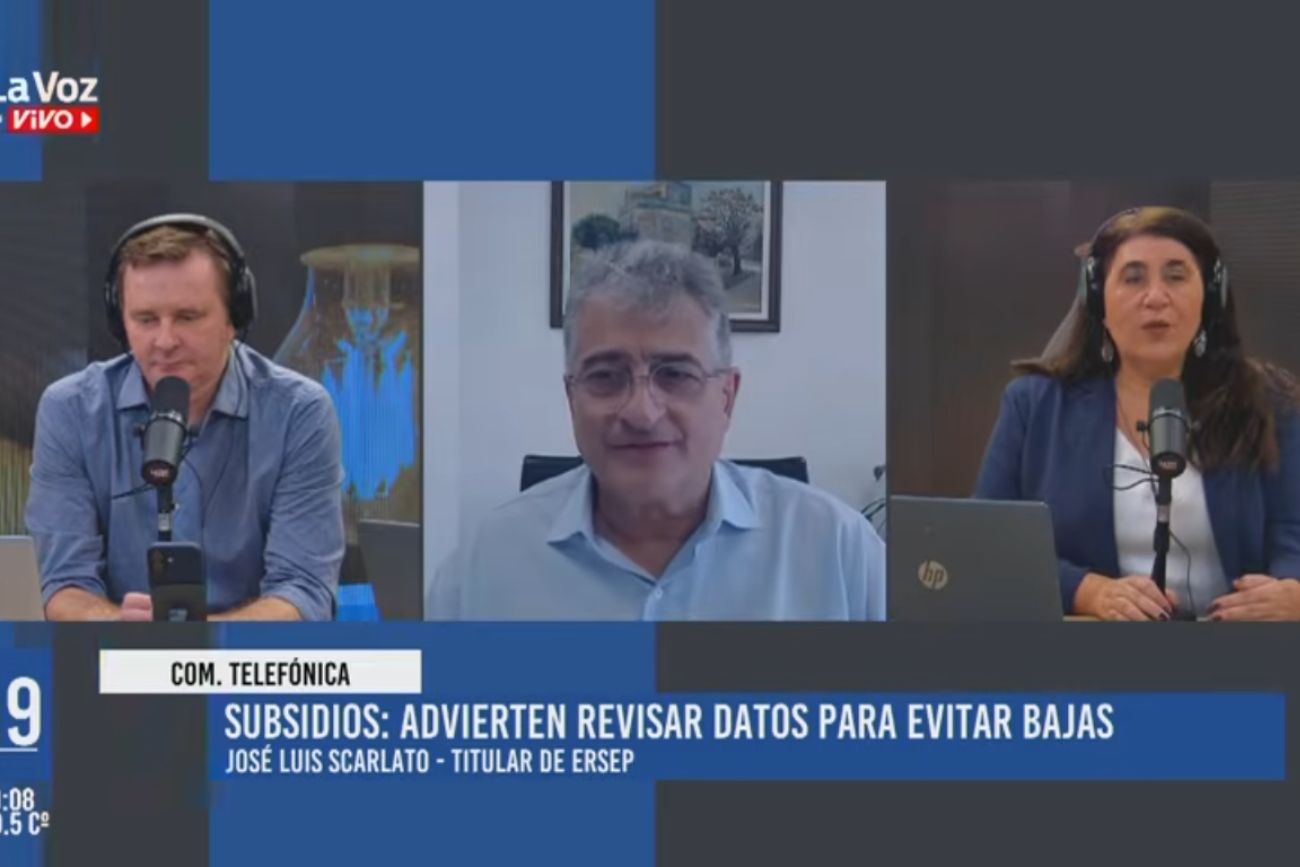 El titular del Ersep José Luis Scarlato.
