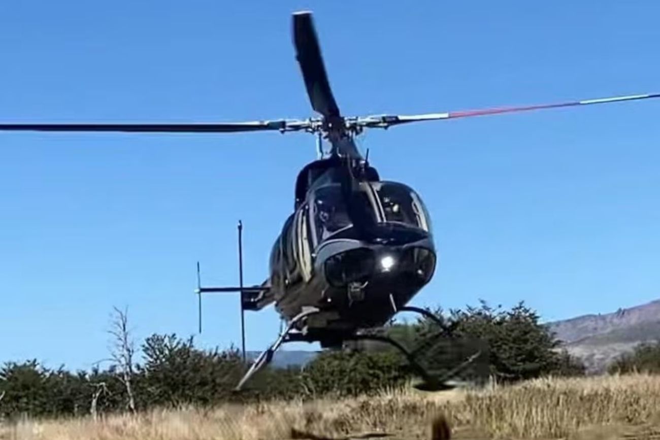 Rescate en el volcán Lanín: evacuaron en helicóptero a un turista porteño a 3 mil metros de altura